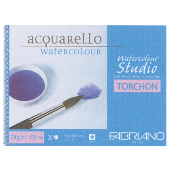 Fabriano μπλοκ σπιράλ watercolour περφορέ 32x41εκ. Fabriano μπλοκ σπιράλ watercolour περφορέ 32x41εκ.