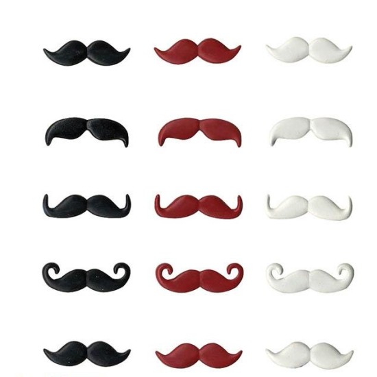 Διακοσμητικά διπλόκαρφα Μοustache Διακοσμητικά διπλόκαρφα Μοustache