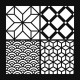 Στένσιλ Cement Tiles #4 30x30cm Στένσιλ Cement Tiles #4 30x30cm