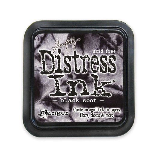 Distress μελάνι Black soot Distress μελάνι Black soot