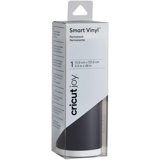 Cricut Joy Smart Vinyl – Permanent Black Αυτοκόλλητο 13.9cm x 121.9cm Cricut Joy Smart Vinyl – Permanent Black Αυτοκόλλητο 13.9cm x 121.9cm