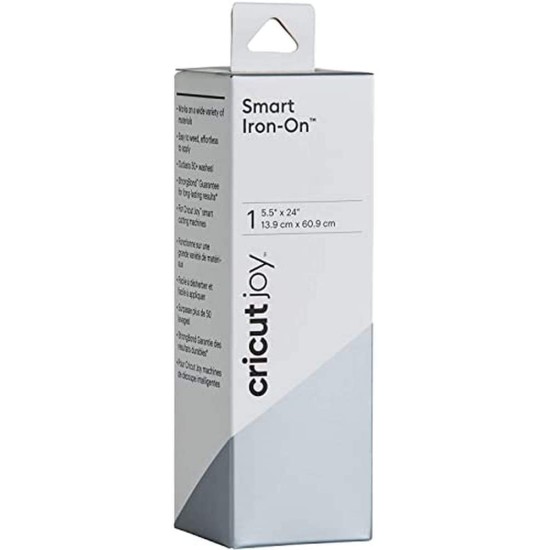 Cricut Joy Smart Iron-On Silver 13.9cm x 60.9cm Cricut Joy Smart Iron-On Silver 13.9cm x 60.9cm
