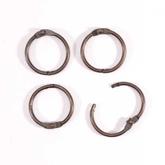 Book binding rings 25mm 12pcs Copper Book binding rings 25mm 12pcs Copper
