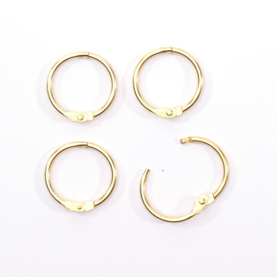Book binding rings 25mm 12pcs Gold Book binding rings 25mm 12pcs Gold