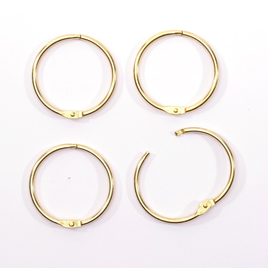 Book binding rings 38mm 12pcs Gold Book binding rings 38mm 12pcs Gold