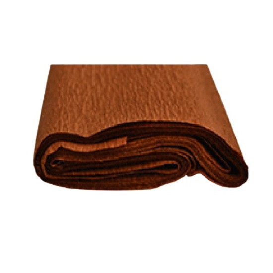 CREPE PAPER 50 x 250cm, 32gr - BROWN CREPE PAPER 50 x 250cm, 32gr - BROWN