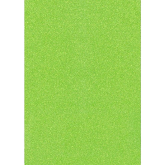 A4 Glitter Card green neon 200g A4 Glitter Card green neon 200g