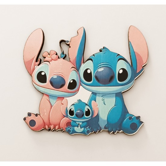 Ξύλινο διακοσμητικό Stitch #7 Ξύλινο διακοσμητικό Stitch #7