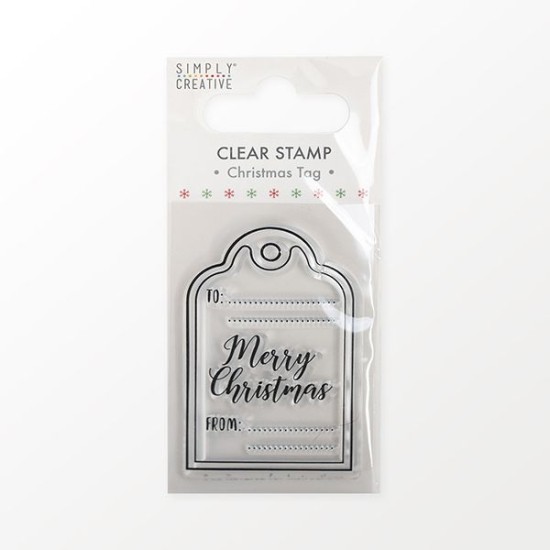 Christmas Clear Stamp (Σφραγίδα),Tag 5x8cm Christmas Clear Stamp (Σφραγίδα),Tag 5x8cm