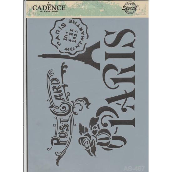 STENCIL - A4 - AS-467 STENCIL - A4 - AS-467