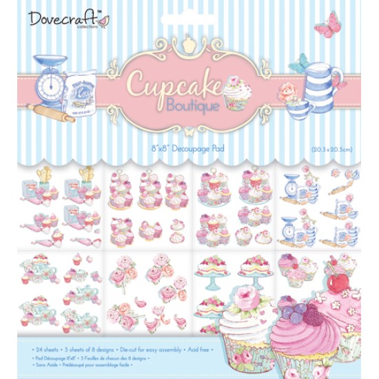 Σετ ριζόχαρτα Decoupage 20cmx20cm 24φ Σετ ριζόχαρτα Decoupage 20cmx20cm 24φ