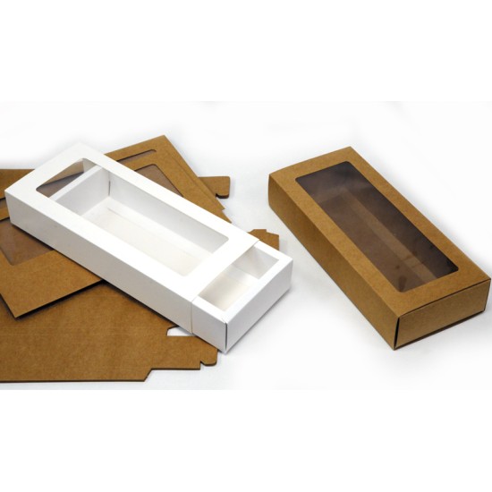 ΧΑΡΤΙΝΟ ΚΟΥΤΙ ΣΥΡΤΑΡΩΤΟ ΜΕ ΠΑΡΑΘΥΡΟ 27cm x 12cm x 5cm 0402157 ΧΑΡΤΙΝΟ ΚΟΥΤΙ ΣΥΡΤΑΡΩΤΟ ΜΕ ΠΑΡΑΘΥΡΟ 27cm x 12cm x 5cm 0402157