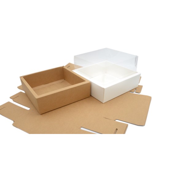 ΧΑΡΤΙΝΟ ΚΟΥΤΙ ME ΨΗΛΟ KAΠΑΚΙ ΖΕΛΑΤΙΝΑ 20cm x 20cm x 14cm 0402228 ΧΑΡΤΙΝΟ ΚΟΥΤΙ ME ΨΗΛΟ KAΠΑΚΙ ΖΕΛΑΤΙΝΑ 20cm x 20cm x 14cm 0402228