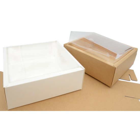 ΧΑΡΤΙΝΟ ΚΟΥΤΙ ME KAΠΑΚΙ ΖΕΛΑΤΙΝΑ 30cm x 30cm x 7.4cm 0402233 ΧΑΡΤΙΝΟ ΚΟΥΤΙ ME KAΠΑΚΙ ΖΕΛΑΤΙΝΑ 30cm x 30cm x 7.4cm 0402233