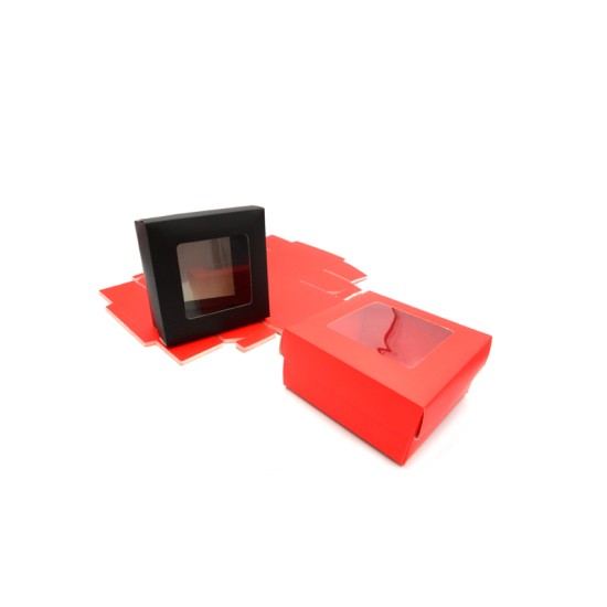 ΧΑΡΤΙΝΟ ΚΟΥΤΙ ME KAΠΑΚΙ ΠΑΡΑΘΥΡΟ ΖΕΛΑΤΙΝΑ 8cm x 8cm x 5cm 0402239 ΧΑΡΤΙΝΟ ΚΟΥΤΙ ME KAΠΑΚΙ ΠΑΡΑΘΥΡΟ ΖΕΛΑΤΙΝΑ 8cm x 8cm x 5cm 0402239