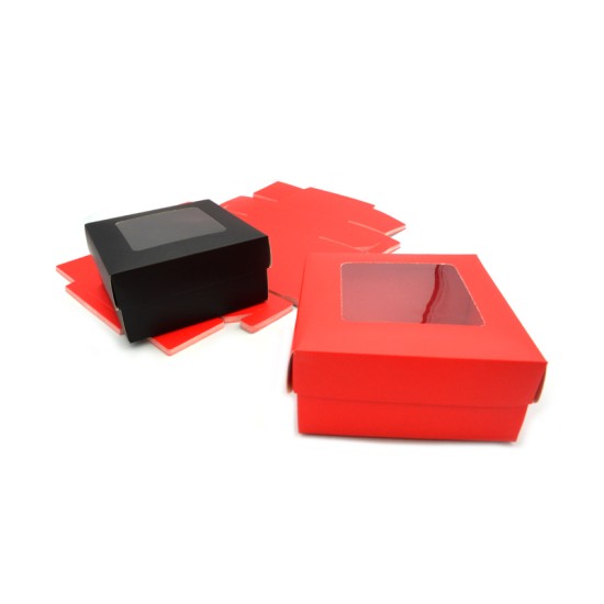 ΧΑΡΤΙΝΟ ΚΟΥΤΙ ME KAΠΑΚΙ ΠΑΡΑΘΥΡΟ ΖΕΛΑΤΙΝΑ 13cm x 13cm x 6cm 0402240 ΧΑΡΤΙΝΟ ΚΟΥΤΙ ME KAΠΑΚΙ ΠΑΡΑΘΥΡΟ ΖΕΛΑΤΙΝΑ 13cm x 13cm x 6cm 0402240