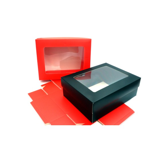 ΧΑΡΤΙΝΟ ΚΟΥΤΙ ME KAΠΑΚΙ ΠΑΡΑΘΥΡΟ ΖΕΛΑΤΙΝΑ 22cm x 17cm x 7.5cm 0402241 ΧΑΡΤΙΝΟ ΚΟΥΤΙ ME KAΠΑΚΙ ΠΑΡΑΘΥΡΟ ΖΕΛΑΤΙΝΑ 22cm x 17cm x 7.5cm 0402241