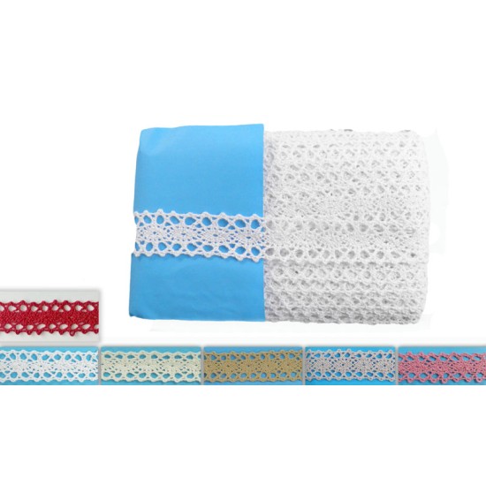 ΔΑΝΤΕΛΑ ΒΑΜΒΑΚΕΡΗ Νο6307-1 2cm 20Y 0501139 ΔΑΝΤΕΛΑ ΒΑΜΒΑΚΕΡΗ Νο6307-1 2cm 20Y 0501139