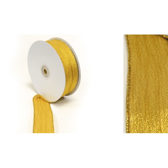 ΚΟΡΔΕΛΑ ΧΡΥΣΗ ΤΣΑΛΑΚΩΤΗ ΜΕ ΣΥΡΜΑ 3.8cm x 25Y 0501340 ΚΟΡΔΕΛΑ ΧΡΥΣΗ ΤΣΑΛΑΚΩΤΗ ΜΕ ΣΥΡΜΑ 3.8cm x 25Y 0501340