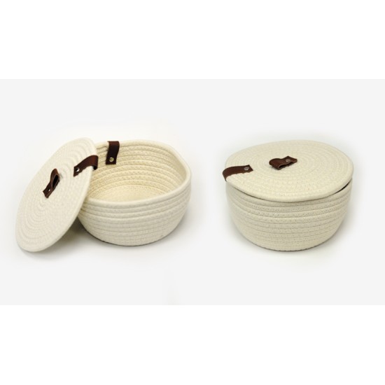 ΣΤΡΟΓΓΥΛΟ ΚΑΛΑΘΑΚΙ BOHO ΒΑΜΒΑΚΕΡΟ ΜΕ ΚΑΠΑΚΙ 18cm x 10cm 0502361 ΣΤΡΟΓΓΥΛΟ ΚΑΛΑΘΑΚΙ BOHO ΒΑΜΒΑΚΕΡΟ ΜΕ ΚΑΠΑΚΙ 18cm x 10cm 0502361