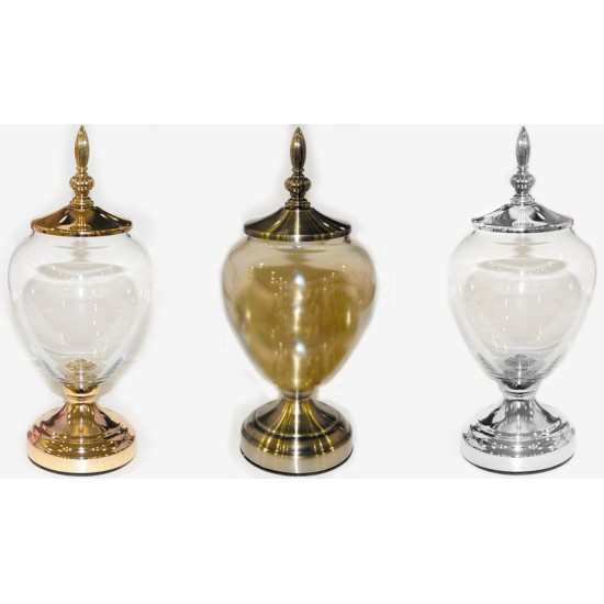ΒΑΖΟ ΓΥΑΛΙΝΟ ΜΕΤΑΛΛΙΚΟ ΚΑΠΑΚΙ ΚΑΙ ΠΟΔΙ TG001 32cm x 14cm 0503154 ΒΑΖΟ ΓΥΑΛΙΝΟ ΜΕΤΑΛΛΙΚΟ ΚΑΠΑΚΙ ΚΑΙ ΠΟΔΙ TG001 32cm x 14cm 0503154