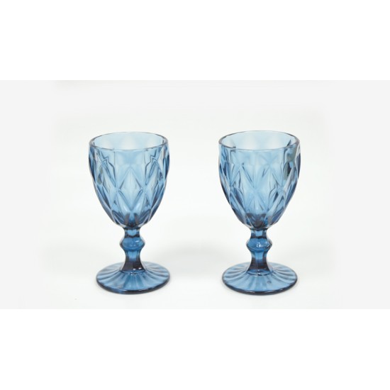 ΚΟΛΩΝΑΤΟ ΠΟΤΗΡΙ ΒΙΝΤΑΖ ΑΝΑΓΛΥΦΟ ΜΠΛΕ 15cm x 8cm 11QM1547 0503199