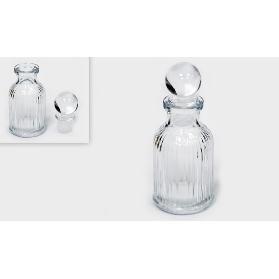 ΜΠΟΥΚΑΛΑΚΙ ΜΕ ΡΙΓΕΣ 45ml 43mm x 100mm 0503207 ΜΠΟΥΚΑΛΑΚΙ ΜΕ ΡΙΓΕΣ 45ml 43mm x 100mm 0503207