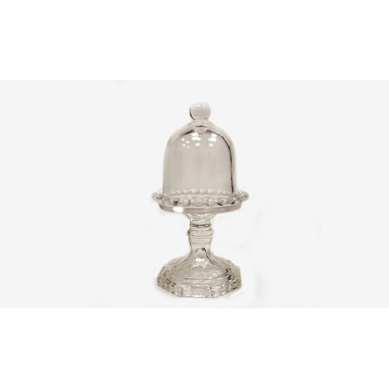 ΓΥΑΛΙΝΗ ΤΟΥΡΤΙΕΡΑ ΜΕ ΒΑΣΗ 17cm x 9.5cm X147 GJ 0503259 ΓΥΑΛΙΝΗ ΤΟΥΡΤΙΕΡΑ ΜΕ ΒΑΣΗ 17cm x 9.5cm X147 GJ 0503259