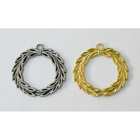 ΜΕΤΑΛΛΙΚΟ ΣΤΕΦΑΝΙ ΣΤΡΟΓΓ. ΦΥΛΛΟ ΕΛΙΑΣ 40mm x 41mm 0517367 ΜΕΤΑΛΛΙΚΟ ΣΤΕΦΑΝΙ ΣΤΡΟΓΓ. ΦΥΛΛΟ ΕΛΙΑΣ 40mm x 41mm 0517367