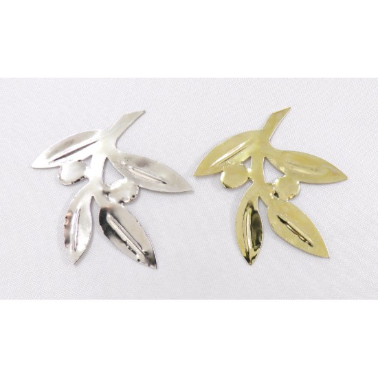 ΜΕΤΑΛΛΙΚΟ ΚΛΑΔΙ ΕΛΙΑΣ ΜΕΓΑΛΟ 6.6cm x 7cm 0517496 ΜΕΤΑΛΛΙΚΟ ΚΛΑΔΙ ΕΛΙΑΣ ΜΕΓΑΛΟ 6.6cm x 7cm 0517496