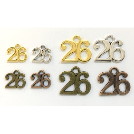 ΜΕΤΑΛΛΙΚΟ ΚΡΕΜΑΣΤΟ 26 ΜΕΓΑΛΟ 2.5cm x 1.9cm 0517746