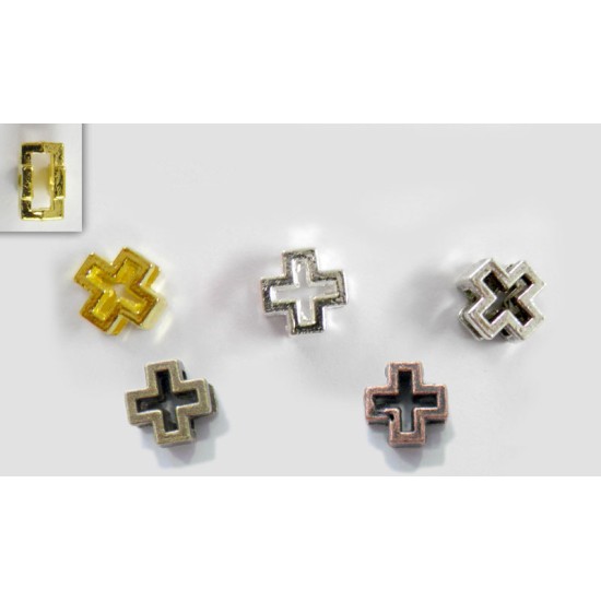 ΜΕΤΑΛΛΙΚΟΣ ΣΤΑΥΡΟΣ ΔΙΑΤΡΗΤΟΣ 10mm x 10mm 0517749 ΜΕΤΑΛΛΙΚΟΣ ΣΤΑΥΡΟΣ ΔΙΑΤΡΗΤΟΣ 10mm x 10mm 0517749