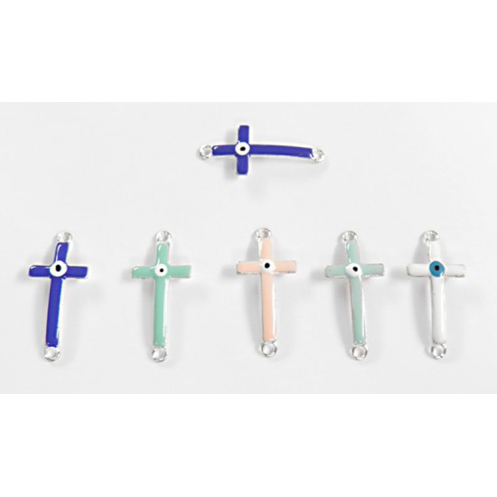 ΣΤΑΥΡΟΣ ΣΜΑΛΤΟ ΜΑΤΑΚΙ 2ΤΡΥΠΕΣ ΑΣΗΜΙ 16mm x 36mm 05177821 ΣΤΑΥΡΟΣ ΣΜΑΛΤΟ ΜΑΤΑΚΙ 2ΤΡΥΠΕΣ ΑΣΗΜΙ 16mm x 36mm 05177821