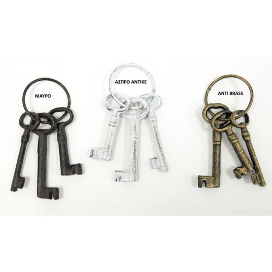 ΜΕΤΑΛΛΙΚΑ ΚΛΕΙΔΙΑ ΒΙΝΤΑΖ ΜΕ ΚΡΙΚΟ 10cm KZS0925 0517879 ΜΕΤΑΛΛΙΚΑ ΚΛΕΙΔΙΑ ΒΙΝΤΑΖ ΜΕ ΚΡΙΚΟ 10cm KZS0925 0517879