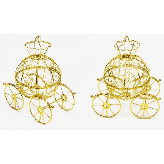 ΜΕΤΑΛΛΙΚΗ ΑΜΑΞΑ ΜΕ ΚΟΡΩΝΑ 12cm x 14.5cm 0517954 ΜΕΤΑΛΛΙΚΗ ΑΜΑΞΑ ΜΕ ΚΟΡΩΝΑ 12cm x 14.5cm 0517954