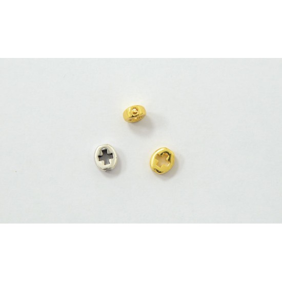 ΜΕΤΑΛΛΙΚΟΣ ΣΤΑΥΡΟΣ ΟΒΑΛ ΔΙΑΤΡΗΤΟΣ 10mm x 7mm A41510 0518028 ΜΕΤΑΛΛΙΚΟΣ ΣΤΑΥΡΟΣ ΟΒΑΛ ΔΙΑΤΡΗΤΟΣ 10mm x 7mm A41510 0518028