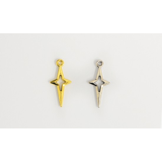 ΜΕΤΑΛΛΙΚΟΣ ΣΤΑΥΡΟΣ ΑΣΤΕΡΙ ΜΙΚΡΟ W-8591 10mm x 22mm 0518055 ΜΕΤΑΛΛΙΚΟΣ ΣΤΑΥΡΟΣ ΑΣΤΕΡΙ ΜΙΚΡΟ W-8591 10mm x 22mm 0518055
