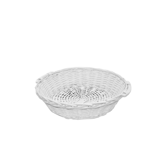 ΚΑΛΑΘΙ ΣΤΡΟΓΓΥΛΟ ΑΣΠΡΟ 50cm x 12cm 0519102