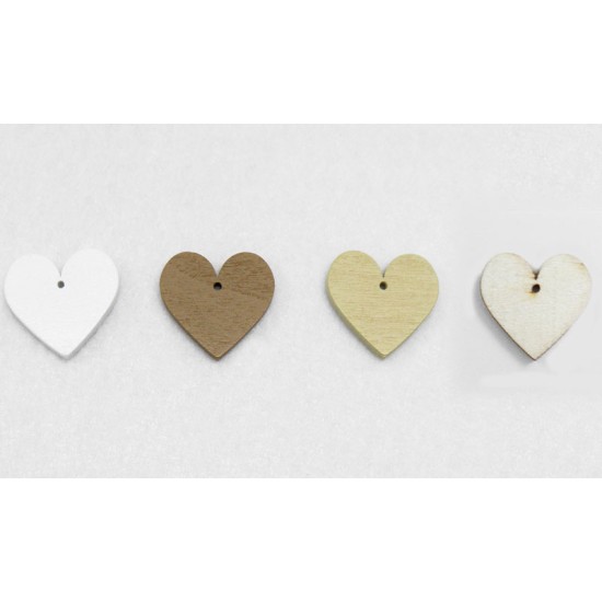 ΞΥΛΙΝΗ ΚΑΡΔΙΑ ΜΙΚΡΗ 2.5cm x 2.5cm 0519224 ΞΥΛΙΝΗ ΚΑΡΔΙΑ ΜΙΚΡΗ 2.5cm x 2.5cm 0519224
