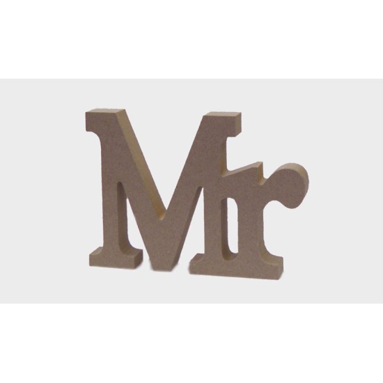 ΞΥΛΙΝΟ Mr & Mrs, ΓΡΑΜΜΑΤΑ MR 15cm x 11cm MDF 0519382 ΞΥΛΙΝΟ Mr & Mrs, ΓΡΑΜΜΑΤΑ MR 15cm x 11cm MDF 0519382