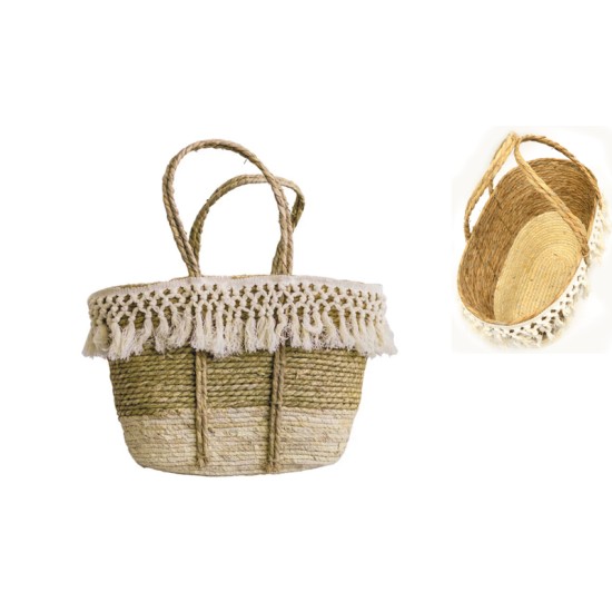 ΨΑΘΙΝH ΤΣΑΝΤΑ ΜΕ ΦΟΥΝΤΕΣ 47cm x 27cm 0521013 ΨΑΘΙΝH ΤΣΑΝΤΑ ΜΕ ΦΟΥΝΤΕΣ 47cm x 27cm 0521013