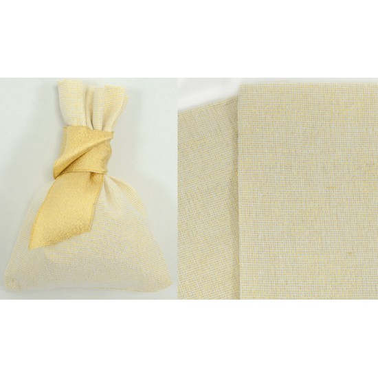 ΠΟΥΓΚΙ ΕΚΡΟΥ 12.5cm x 17cm ΤΥΠΟΥ ΓΑΖΑ ΚΟΛΑΡΙΣΜΕΝΟ ΜΕ ΧΡΥΣΟΚΛΩΣΤΗ 0527351