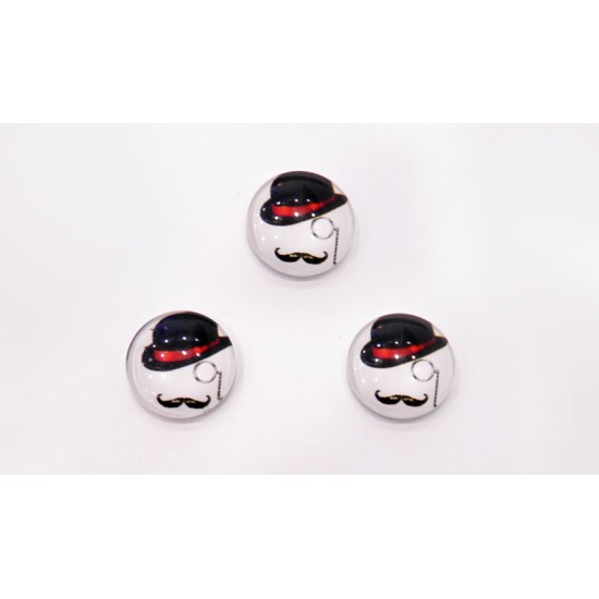ΓΥΑΛΙΝΟ ΚΑΠΕΛΟ ΜΟΥΣΤΑΚΙ ΣΚΕΤΟ 18mm 0529009