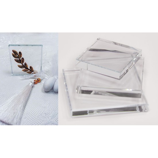 ΓΥΑΛΙΝΗ ΒΑΣΗ 4cm 0529025 ΓΥΑΛΙΝΗ ΒΑΣΗ 4cm 0529025
