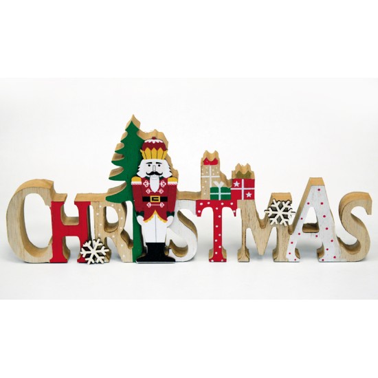 ΧΡΙΣΤΟΥΓΕΝΝΙΑΤΙΚΟ CHRISTMAS ΜΕ ΚΑΡΥΟΘΡΑΥΣΤΗ 30cm 0530088 ΧΡΙΣΤΟΥΓΕΝΝΙΑΤΙΚΟ CHRISTMAS ΜΕ ΚΑΡΥΟΘΡΑΥΣΤΗ 30cm 0530088