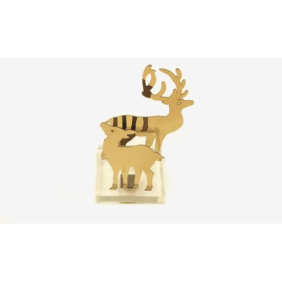 ΜΕΤΑΛΛΙΚΑ ΕΛΑΦΙΑ ΜΕ ΒΑΣΗ ΠΛΕΞΙΓΚΛΑΣ 5.5cm x 8cm HIF-187578 0531046 ΜΕΤΑΛΛΙΚΑ ΕΛΑΦΙΑ ΜΕ ΒΑΣΗ ΠΛΕΞΙΓΚΛΑΣ 5.5cm x 8cm HIF-187578 0531046