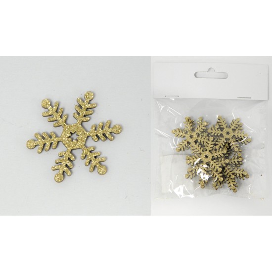 ΧΙΟΝΟΝΙΦΑΔΑ ΜΕ ΓΚΛΙΤΕΡ 3cm ΣΕΤ/12 HMD-186673 0531075 ΧΙΟΝΟΝΙΦΑΔΑ ΜΕ ΓΚΛΙΤΕΡ 3cm ΣΕΤ/12 HMD-186673 0531075