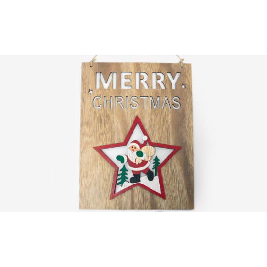ΞΥΛΙΝΗ ΤΑΜΠΕΛΑ XMAS 26cm x 20cm HEA-18A0701 0531083 ΞΥΛΙΝΗ ΤΑΜΠΕΛΑ XMAS 26cm x 20cm HEA-18A0701 0531083