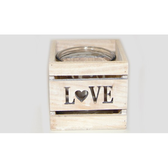ΞΥΛΙΝΟ ΤΕΤΡΑΓΩΝΟ ΚΗΡΟΠΗΓΙΟ LOVE ΜΕ ΓΥΑΛΑ 12cm x 12cm x 11cm 0619012 ΞΥΛΙΝΟ ΤΕΤΡΑΓΩΝΟ ΚΗΡΟΠΗΓΙΟ LOVE ΜΕ ΓΥΑΛΑ 12cm x 12cm x 11cm 0619012