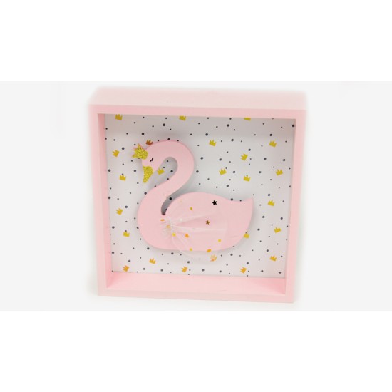 ΚΑΔΡΑΚΙ ΚΥΚΝΟΣ ΜΕ LED 18cm x 18cm x 5.5cm BS17-807 0621087 ΚΑΔΡΑΚΙ ΚΥΚΝΟΣ ΜΕ LED 18cm x 18cm x 5.5cm BS17-807 0621087